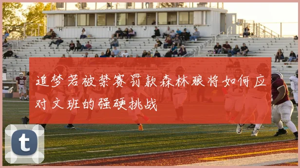 追梦若被禁赛罚款森林狼将如何应对文班的强硬挑战